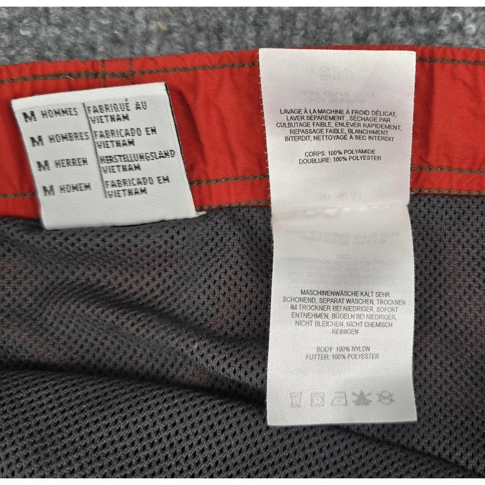 Columbia Cascade Creek Water Shorts Mens M Rust Orange Belted PFG Liner Gorpcore